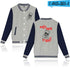 Sweater Baseball Uniform Trend Printing Long-Sleeved Cardigan